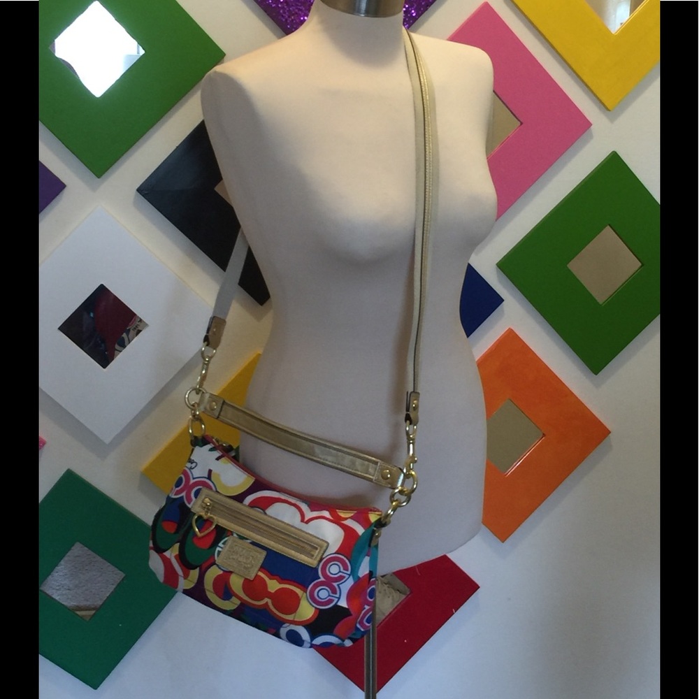 NWOT Authentic Coach Poppy Crossbody Bag